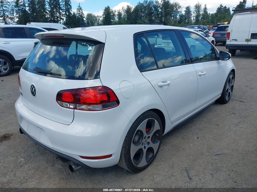 2010 Volkswagen Gti VIN WVWHD7AJ3AW404917 IAAI salvage auction — SIDE, Bill Of Sale (Washington), sold $2,500 on 2026-08-16 (photo 4)