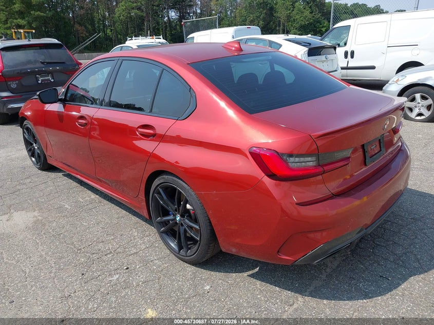 2020 BMW 3er VIN WBA5U7C04LFH22815 IAAI salvage auction — FRONT END, Clear (New York), sold $3,050 on 2026-08-04 (photo 3)