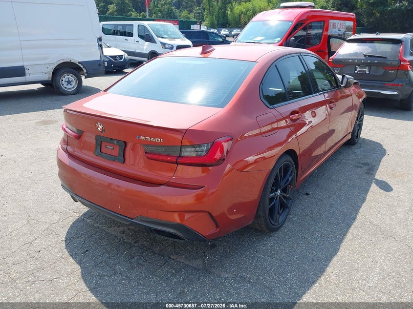 2020 BMW 3er VIN WBA5U7C04LFH22815 IAAI salvage auction — FRONT END, Clear (New York), sold $3,050 on 2026-08-04 (photo 4)