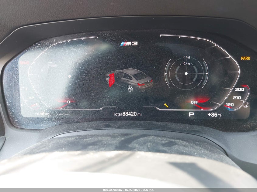 2020 BMW 3er VIN WBA5U7C04LFH22815 IAAI salvage auction — FRONT END, Clear (New York), sold $3,050 on 2026-08-04 (photo 7)