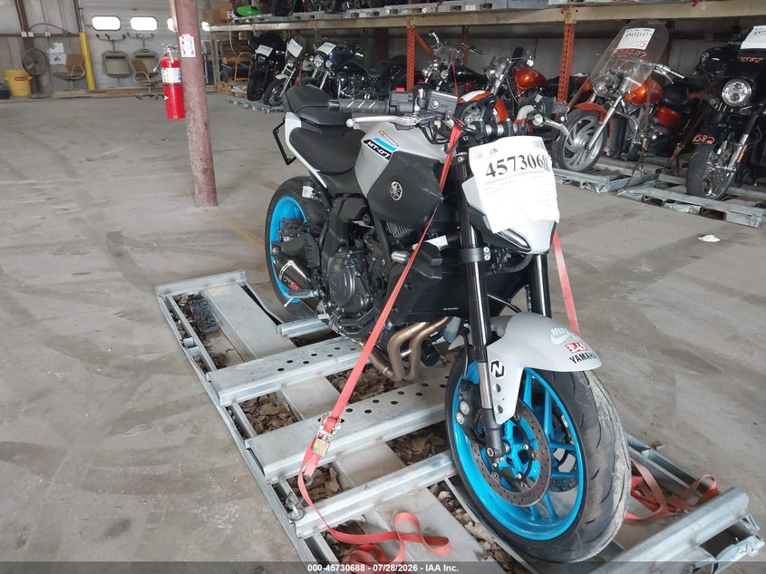 2026 Yamaha VIN JYARM48E7TA005080 IAAI salvage auction — SIDE, Salvage (Michigan), sold $2,200 on 2026-09-24 (photo 1)
