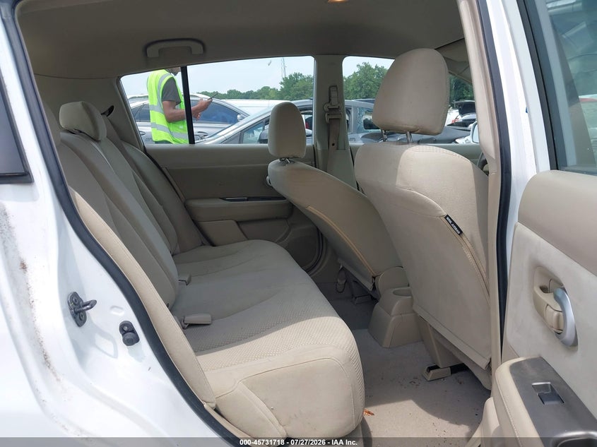 2010 Nissan Versa VIN 3N1BC1CP5AL352352 IAAI salvage auction — LEFT REAR, Salvage (Georgia), sold $400 on 2026-09-10 (photo 8)
