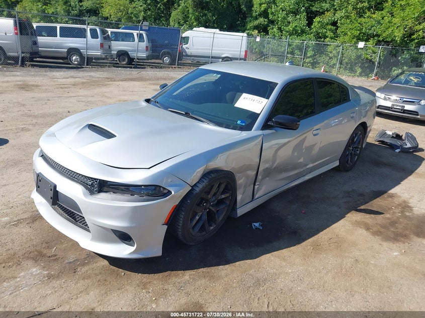 2021 Dodge Charger VIN 2C3CDXHG6MH669536 IAAI salvage auction — LEFT FRONT, Salvage - 75% Or Less (Maryland), sold $9,300 on 2026-08-25 (photo 2)