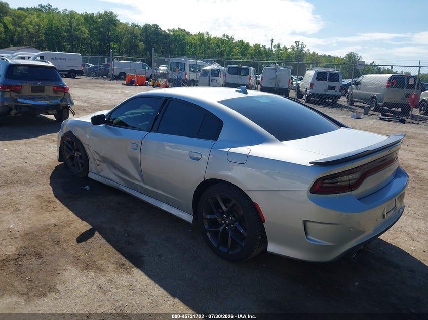 2021 Dodge Charger VIN 2C3CDXHG6MH669536 IAAI salvage auction — LEFT FRONT, Salvage - 75% Or Less (Maryland), sold $9,300 on 2026-08-25 (photo 3)
