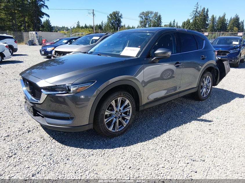 2021 Mazda Cx-5 VIN JM3KFBDM3M0421952 IAAI salvage auction — REAR END, Salvage Title, sold $8,700 on 2026-08-22 (photo 2)