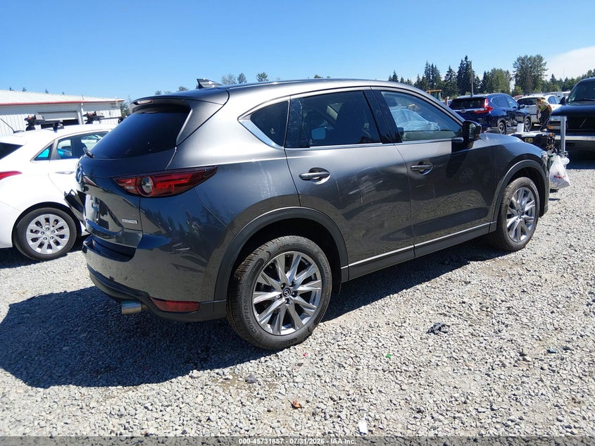 2021 Mazda Cx-5 VIN JM3KFBDM3M0421952 IAAI salvage auction — REAR END, Salvage Title, sold $8,700 on 2026-08-22 (photo 4)