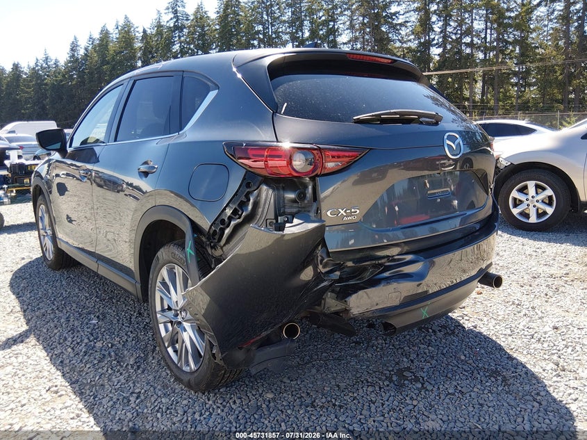 2021 Mazda Cx-5 VIN JM3KFBDM3M0421952 IAAI salvage auction — REAR END, Salvage Title, sold $8,700 on 2026-08-22 (photo 6)