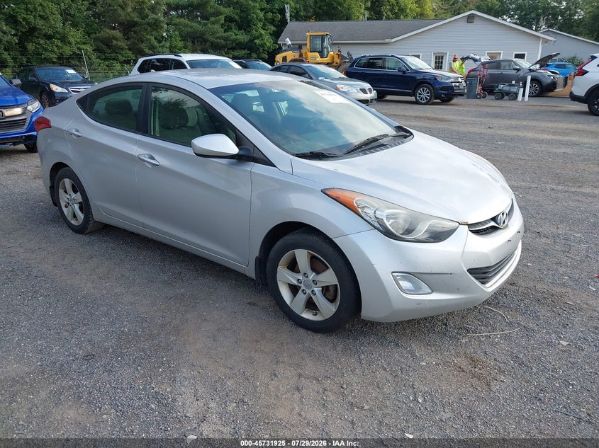 2013 Hyundai Elantra VIN KMHDH4AEXDU668149 IAAI salvage auction — NORMAL WEAR, Original (Ohio), sold $1,000 on 2026-08-01 (photo 1)