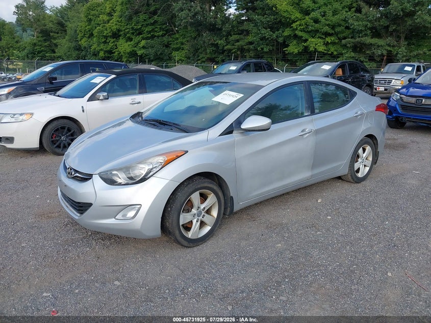 2013 Hyundai Elantra VIN KMHDH4AEXDU668149 IAAI salvage auction — NORMAL WEAR, Original (Ohio), sold $1,000 on 2026-08-01 (photo 2)