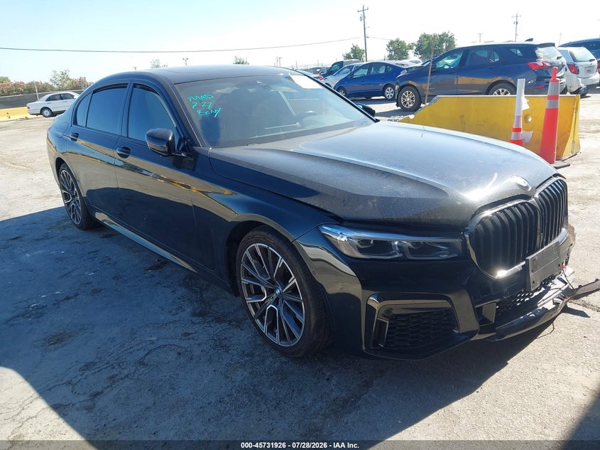 2022 BMW 7er VIN WBA7T2C04NCK36019 — IAAI salvage auction photo
