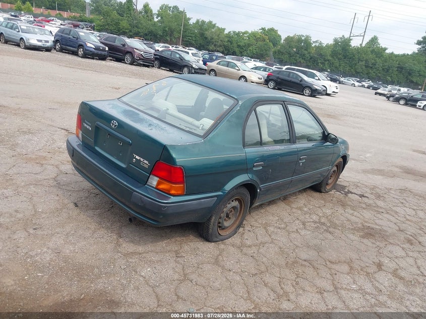 1997 Toyota Tercel VIN JT2BC52L8V0241082 IAAI salvage auction — FRONT END, Clear (Pennsylvania), sold $300 on 2026-07-31 (photo 4)