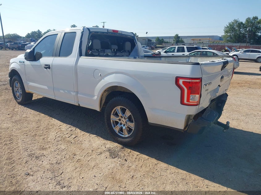 2016 Ford F-150 VIN 1FTEX1C80GFB29257 IAAI salvage auction — REAR END, Salvage (Texas), sold $2,650 on 2026-08-24 (photo 3)