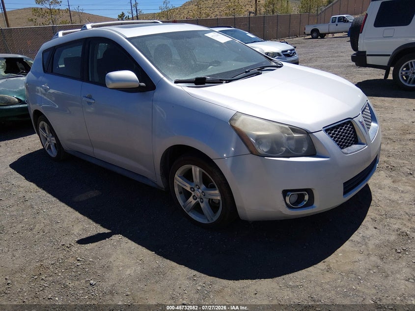 2009 Pontiac Vibe VIN 5Y2SM67019Z451582 IAAI salvage auction — NORMAL WEAR, Regular (Nevada), sold $775 on 2026-09-04 (photo 1)