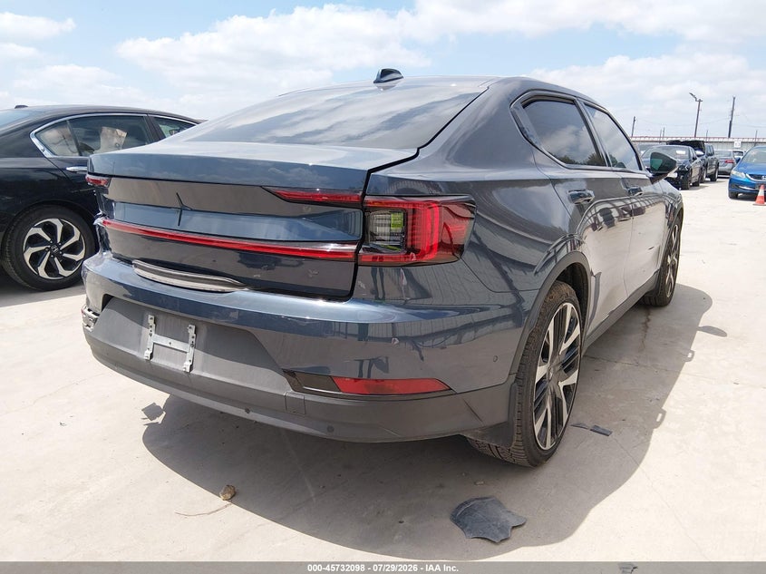 2024 Polestar 2 VIN YSMFG3KAXRL220520 IAAI salvage auction — LEFT REAR, Original (Texas), sold $14,500 on 2026-09-13 (photo 4)