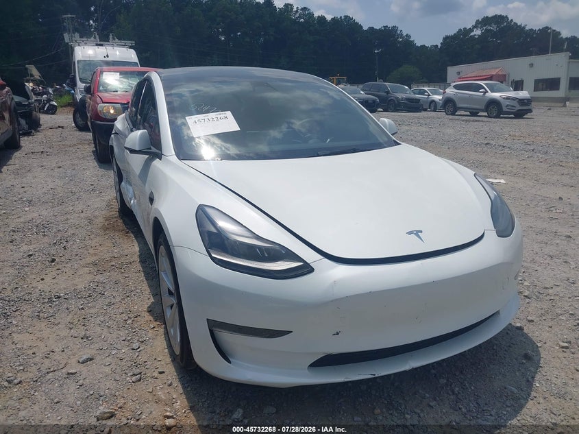 2023 Tesla Model 3 VIN 5YJ3E1EA7PF472200 — IAAI salvage auction photo