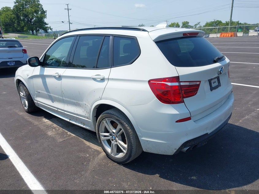 2014 BMW X3 VIN 5UXWX7C51E0E82055 IAAI salvage auction — FRONT END, Salvage Title, sold $1,700 on 2026-08-20 (photo 3)