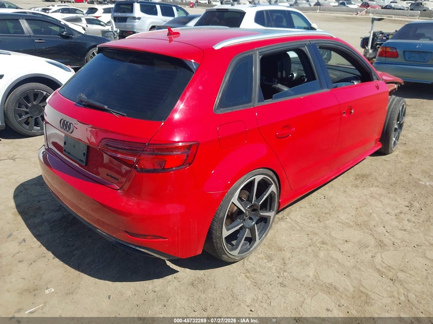 2017 Audi A3 VIN WAUUPBFF0HA035144 IAAI salvage auction — FRONT END, Salvage (California), sold $1,650 on 2026-08-03 (photo 4)