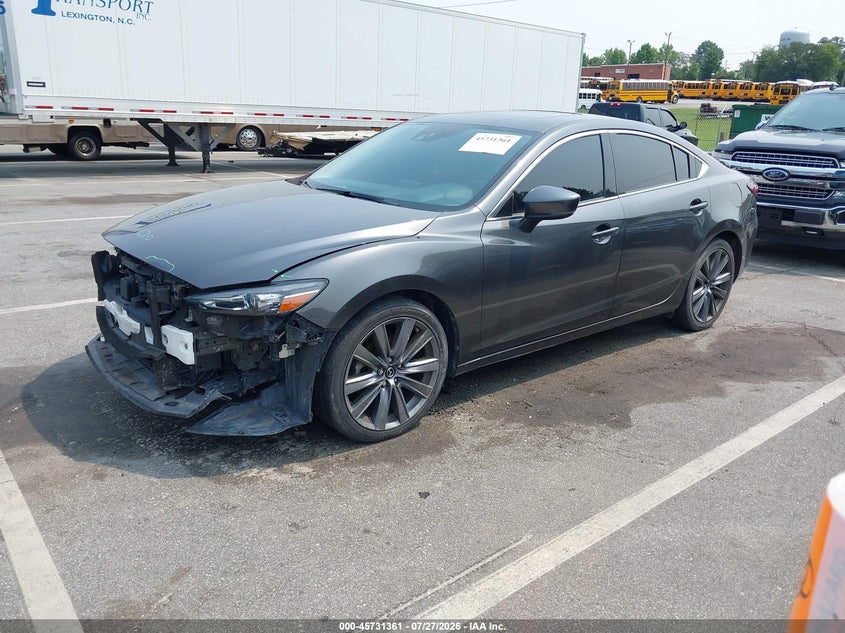 2018 Mazda 6 VIN JM1GL1VM8J1301182 IAAI salvage auction — FRONT END, Rebuildable (Florida), sold $1,050 on 2026-07-30 (photo 2)