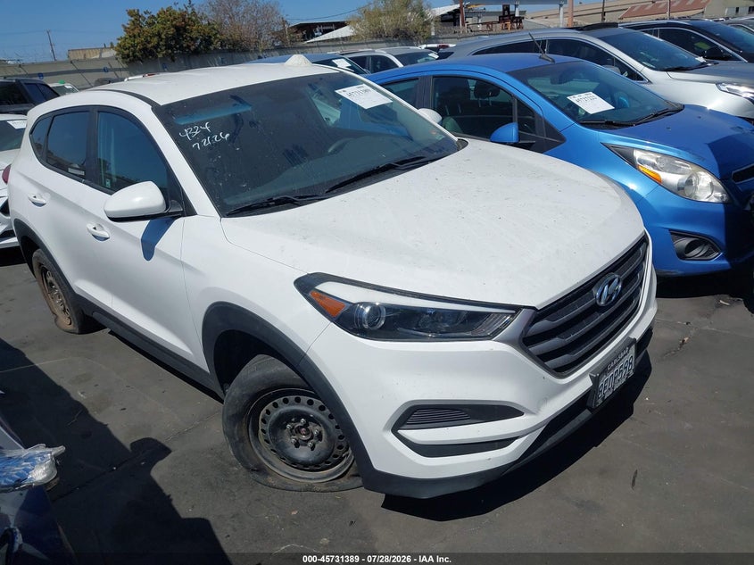 2018 Hyundai Tucson VIN KM8J23A47JU750695 IAAI salvage auction — VANDALISM, Salvage Title, sold $2,800 on 2026-08-03 (photo 1)