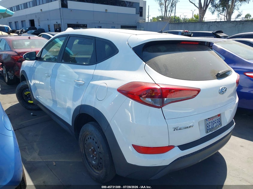 2018 Hyundai Tucson VIN KM8J23A47JU750695 IAAI salvage auction — VANDALISM, Salvage Title, sold $2,800 on 2026-08-03 (photo 3)