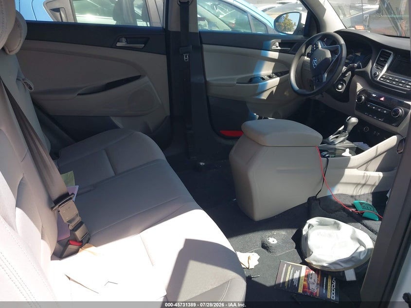 2018 Hyundai Tucson VIN KM8J23A47JU750695 IAAI salvage auction — VANDALISM, Salvage Title, sold $2,800 on 2026-08-03 (photo 8)