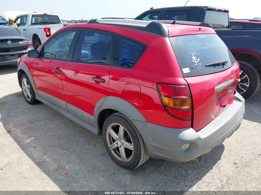 2006 Pontiac Vibe VIN 5Y2SL65866Z436230 IAAI salvage auction — REAR END, Original (Texas), sold $775 on 2026-08-27 (photo 3)