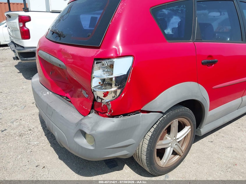 2006 Pontiac Vibe VIN 5Y2SL65866Z436230 IAAI salvage auction — REAR END, Original (Texas), sold $775 on 2026-08-27 (photo 6)