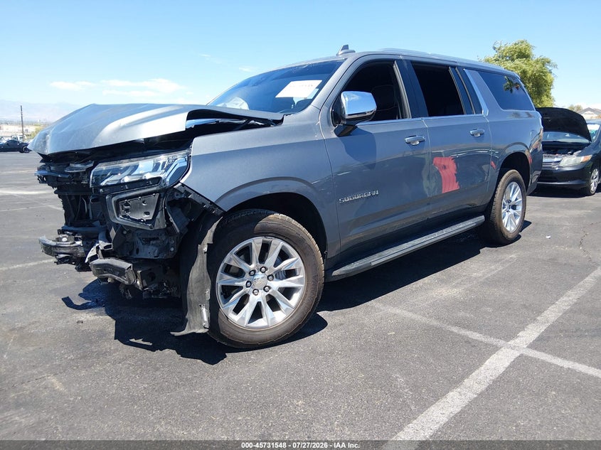 2022 Chevrolet Suburban VIN 1GNSCFKD4NR184551 IAAI salvage auction — FRONT END, Salvage (Nevada), sold $11,000 on 2026-08-28 (photo 2)