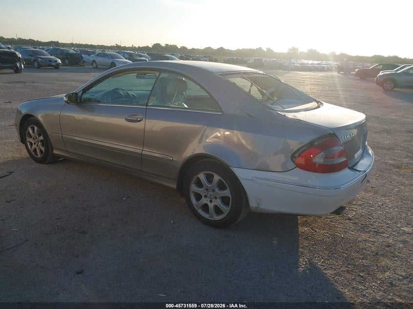 2004 Mercedes-benz Clk-class VIN WDBTJ65J54F104449 IAAI salvage auction — REAR END, Original (Texas), sold $800 on 2026-09-04 (photo 3)
