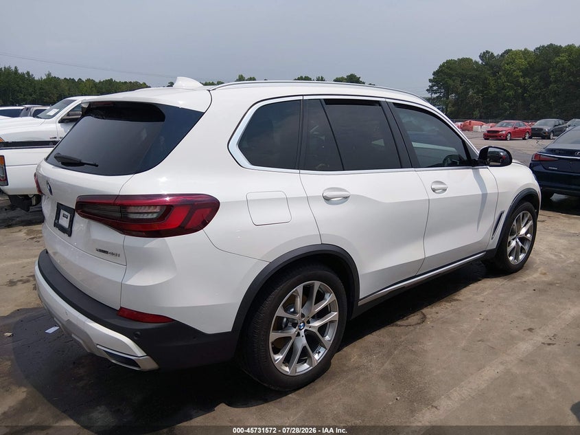 2021 BMW X5 VIN 5UXCR4C00M9E53852 IAAI salvage auction — FRONT END, Salvage Title, sold $12,800 on 2026-09-16 (photo 4)