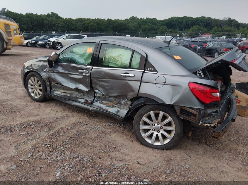 2013 Chrysler 200 VIN 1C3CCBCG3DN550301 IAAI salvage auction — LEFT SIDE, Wait Title, sold $25 on 2026-09-26 (photo 3)