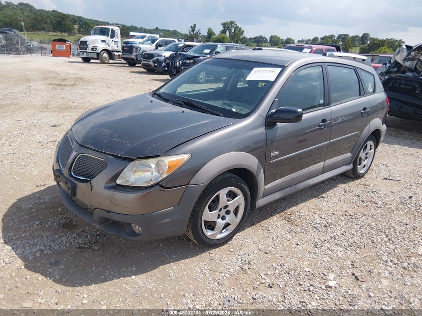 2007 Pontiac Vibe VIN 5Y2SL65887Z430107 IAAI salvage auction — FRONT END, Clear (Arkansas), sold $600 on 2026-08-27 (photo 2)