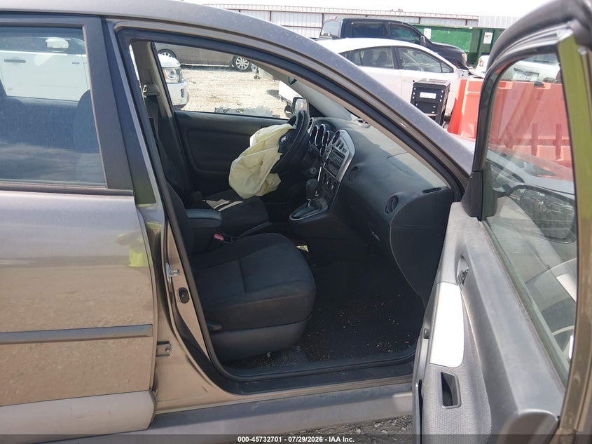 2007 Pontiac Vibe VIN 5Y2SL65887Z430107 IAAI salvage auction — FRONT END, Clear (Arkansas), sold $600 on 2026-08-27 (photo 5)