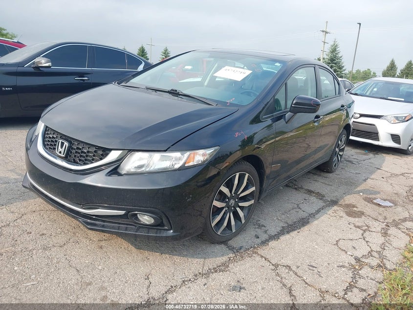 2015 Honda Civic VIN 19XFB2F94FE047702 IAAI salvage auction — RIGHT REAR, Clear (Michigan), sold $2,575 on 2026-08-29 (photo 2)