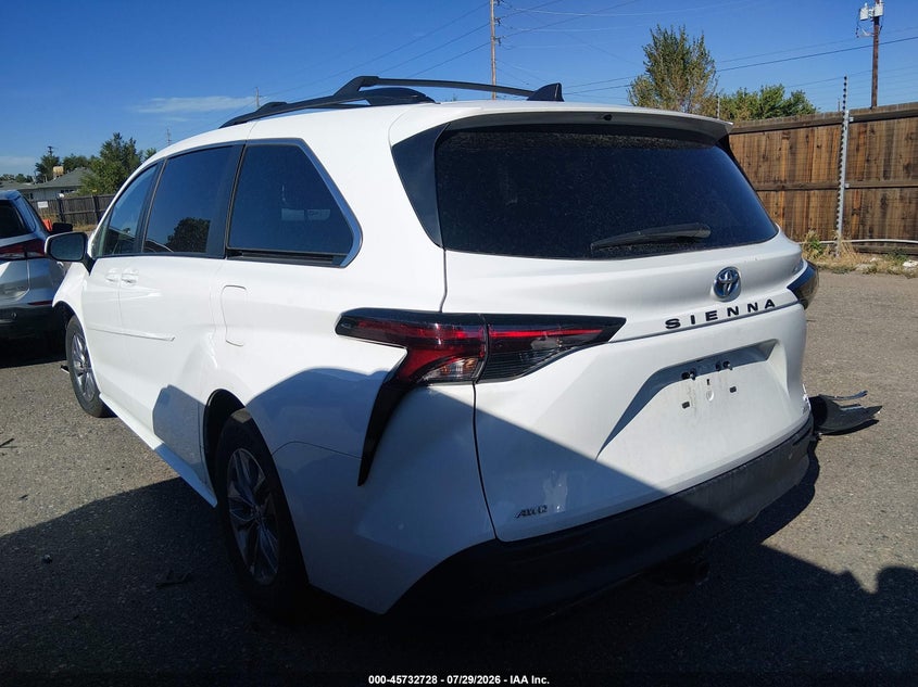 2023 Toyota Sienna VIN 5TDKSKFC5PS074327 IAAI salvage auction — FRONT END, Salvage Title, sold $14,500 on 2026-08-25 (photo 3)