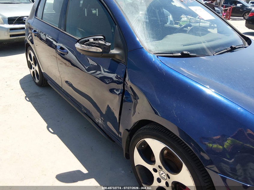 2012 Volkswagen Gti VIN WVWHV7AJ7CW341661 IAAI salvage auction — NORMAL WEAR, Original (Texas), sold $1,850 on 2026-08-18 (photo 6)