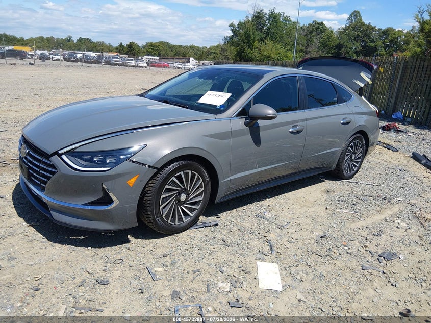2022 Hyundai Sonata VIN KMHL54JJ0NA049581 IAAI salvage auction — REAR END, Salvage Title, sold $11,000 on 2026-09-14 (photo 2)