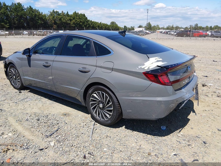 2022 Hyundai Sonata VIN KMHL54JJ0NA049581 IAAI salvage auction — REAR END, Salvage Title, sold $11,000 on 2026-09-14 (photo 3)