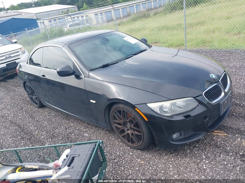 2012 BMW 3er VIN WBADW3C5XCE823645 IAAI salvage auction — NORMAL WEAR, Original (Texas), sold $1,250 on 2026-08-11 (photo 1)