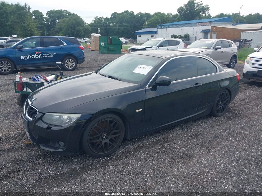 2012 BMW 3er VIN WBADW3C5XCE823645 IAAI salvage auction — NORMAL WEAR, Original (Texas), sold $1,250 on 2026-08-11 (photo 2)