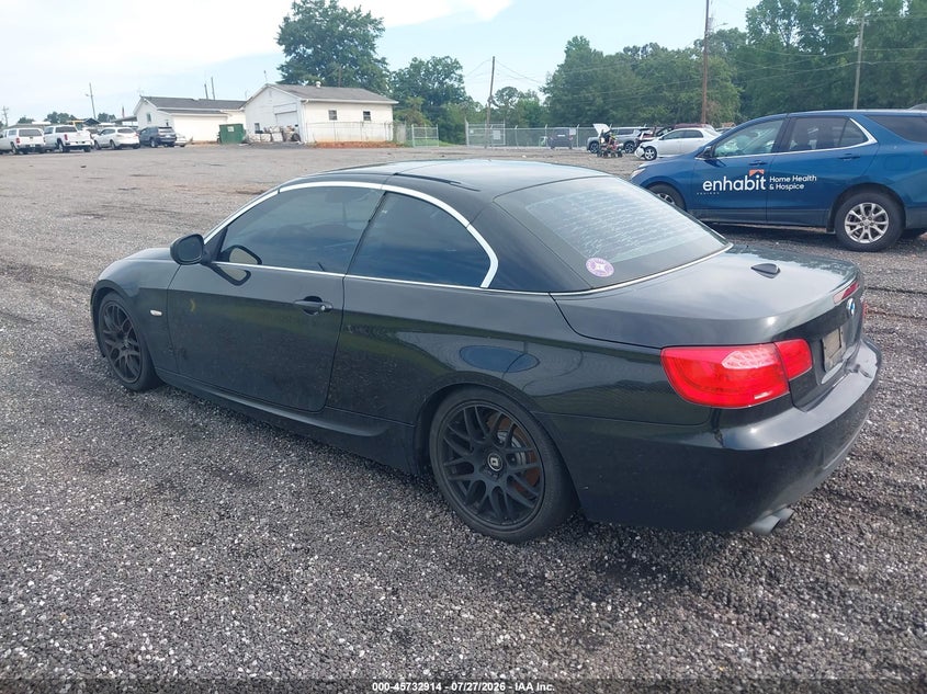 2012 BMW 3er VIN WBADW3C5XCE823645 IAAI salvage auction — NORMAL WEAR, Original (Texas), sold $1,250 on 2026-08-11 (photo 3)