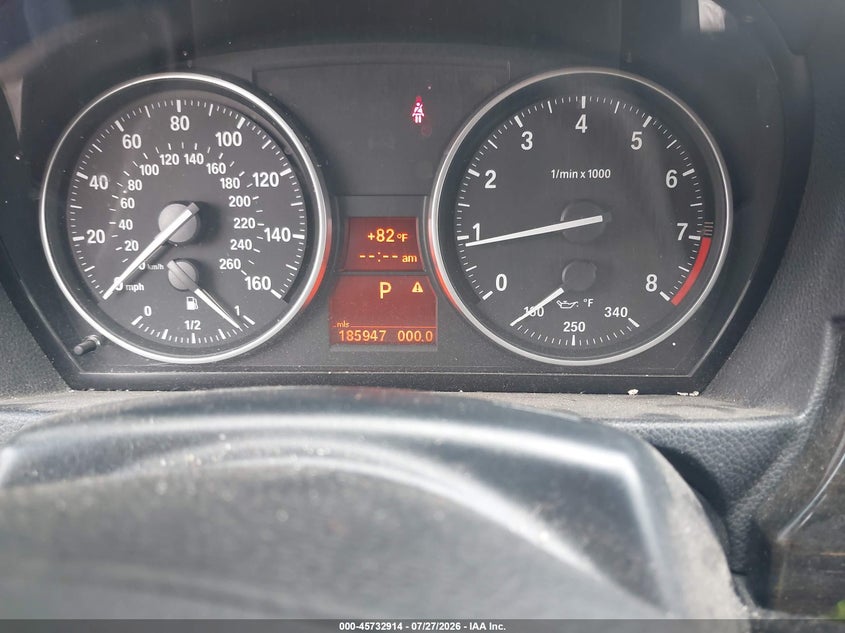 2012 BMW 3er VIN WBADW3C5XCE823645 IAAI salvage auction — NORMAL WEAR, Original (Texas), sold $1,250 on 2026-08-11 (photo 7)