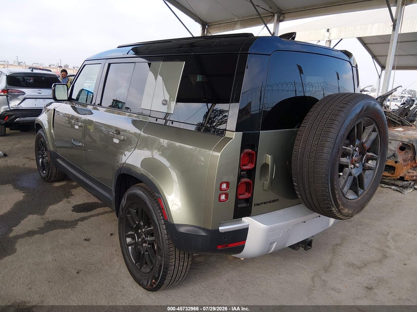 2022 Land rover Defender VIN SALEKERX6N2074623 IAAI salvage auction — FRONT END, Wait Title, sold $23,500 on 2026-09-04 (photo 3)