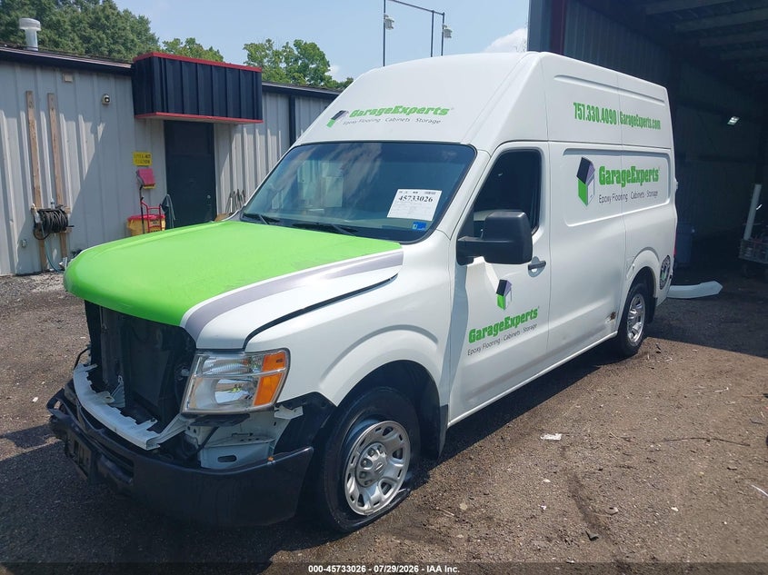 2020 Nissan Nv VIN 1N6BF0LYXLN805601 IAAI salvage auction — FRONT END, Salvage Title, sold $7,100 on 2026-08-20 (photo 2)