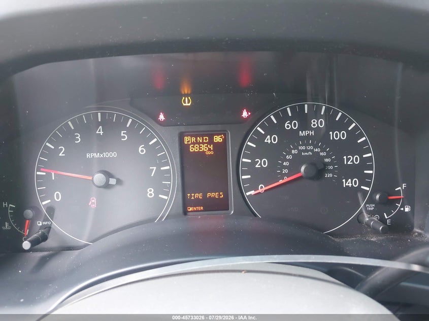 2020 Nissan Nv VIN 1N6BF0LYXLN805601 IAAI salvage auction — FRONT END, Salvage Title, sold $7,100 on 2026-08-20 (photo 7)