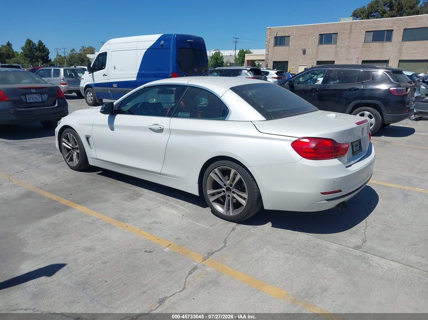 2014 BMW 4er VIN WBA3V7C56EJ872907 IAAI salvage auction — FRONT END, Wait Title, sold $5,250 on 2026-08-17 (photo 3)
