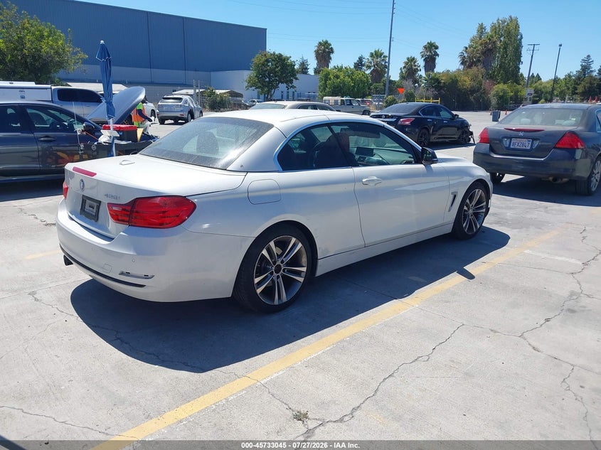 2014 BMW 4er VIN WBA3V7C56EJ872907 IAAI salvage auction — FRONT END, Wait Title, sold $5,250 on 2026-08-17 (photo 4)
