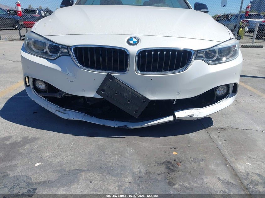 2014 BMW 4er VIN WBA3V7C56EJ872907 IAAI salvage auction — FRONT END, Wait Title, sold $5,250 on 2026-08-17 (photo 6)