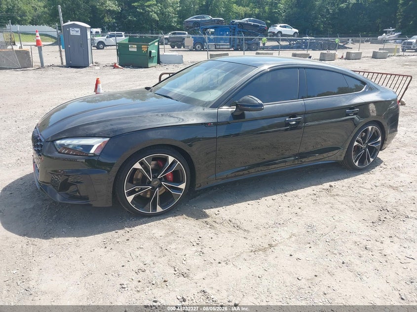 2025 Audi S5 VIN WAUC4CF53SA017522 IAAI salvage auction — UNDERCARRIAGE, Wait Title, sold $16,825 on 2026-10-19 (photo 2)