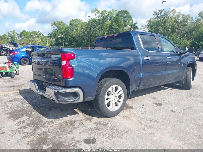 2022 Chevrolet Silverado VIN 3GCUDGET4NG577974 IAAI salvage auction — LEFT SIDE, Wait Title, sold $13,700 on 2026-08-26 (photo 4)